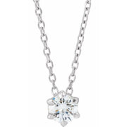 Solitaire Necklace or Slide Pendant
