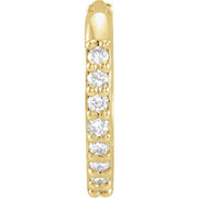 Accented Huggie Earrings