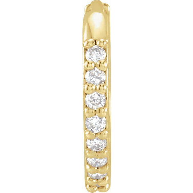 Accented Huggie Earrings