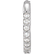 Accented Huggie Earrings