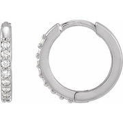 Accented Huggie Earrings