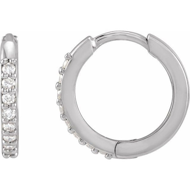 Accented Huggie Earrings