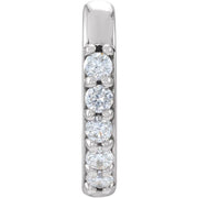 Accented Huggie Earrings