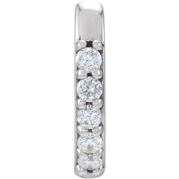 Accented Huggie Earrings