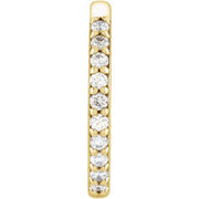 Accented Huggie Earrings