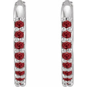 Accented Huggie Earrings