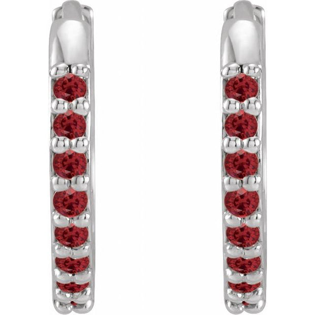 Accented Huggie Earrings