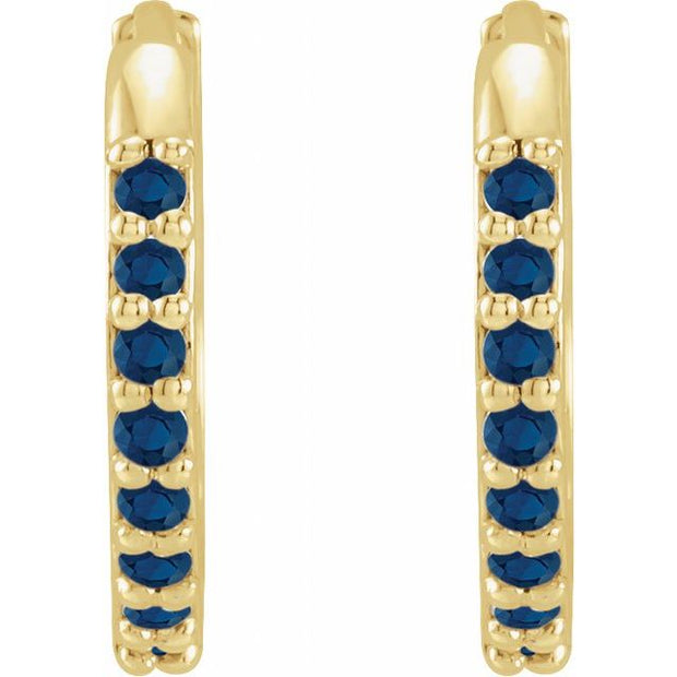 Accented Huggie Earrings