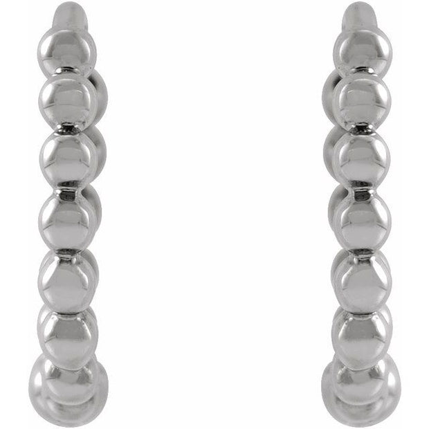 Beaded Hoop Earrings