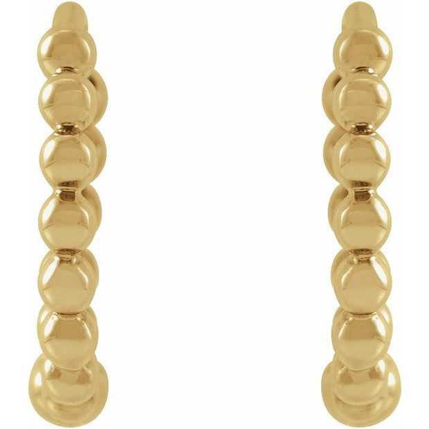 Beaded Hoop Earrings