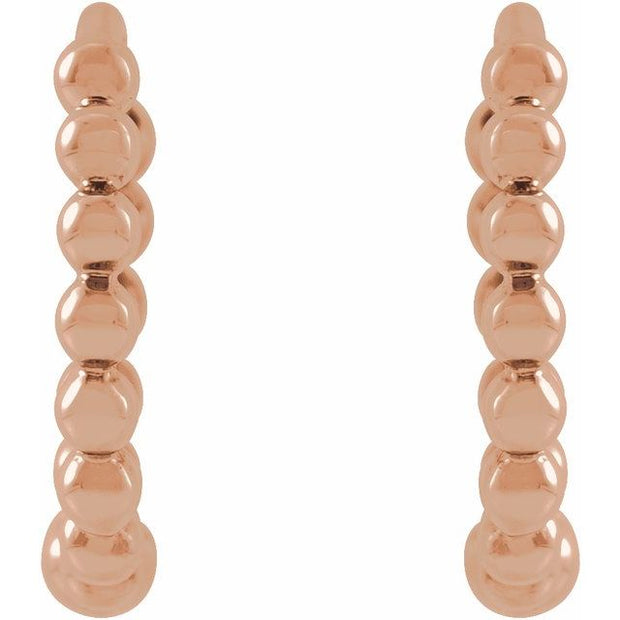 Beaded Hoop Earrings