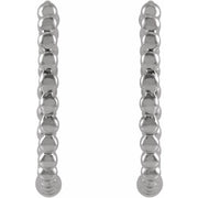 Beaded Hoop Earrings