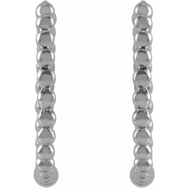 Beaded Hoop Earrings