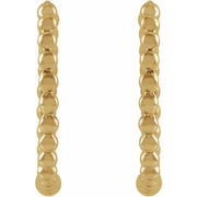 Beaded Hoop Earrings
