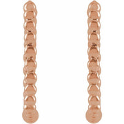 Beaded Hoop Earrings