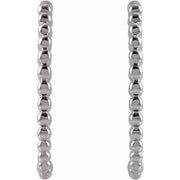 Beaded Hoop Earrings
