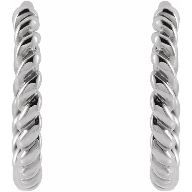 Rope Hoop Earrings
