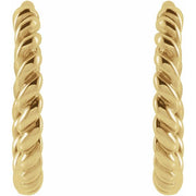 Rope Hoop Earrings