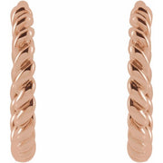 Rope Hoop Earrings