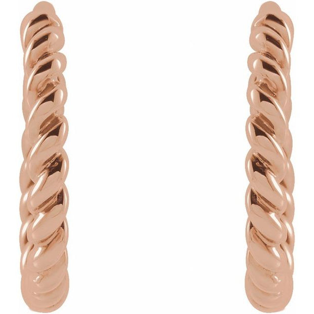Rope Hoop Earrings