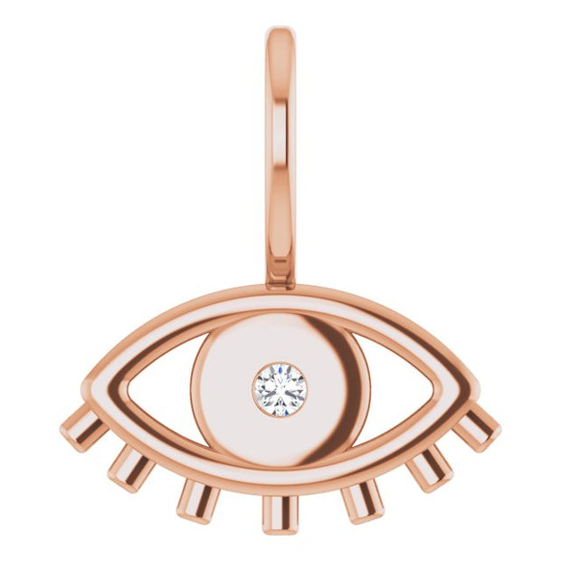 Accented Evil Eye Charm/Pendant