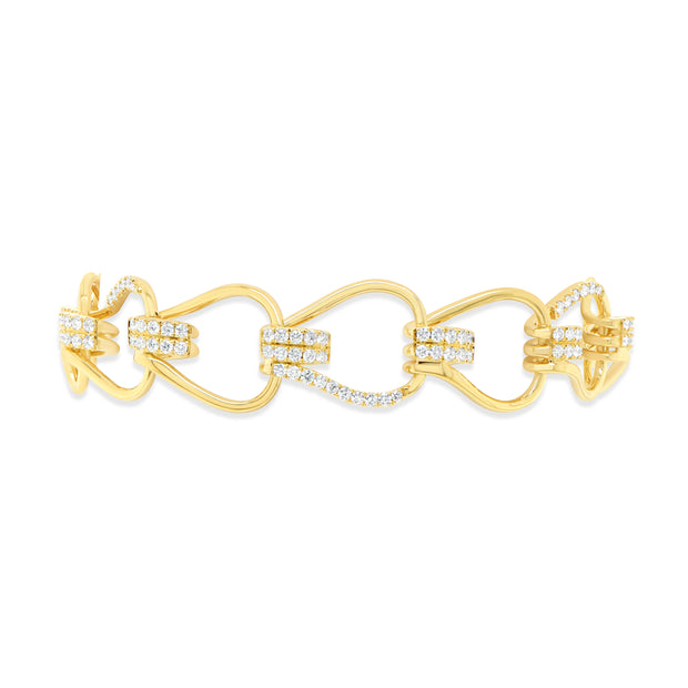 Uneek Lace Collection Link Bracelet
