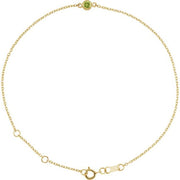 Bezel-Set Link Bracelet