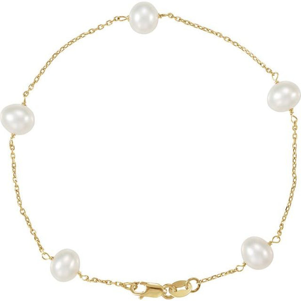 Pearl Station Bracelet