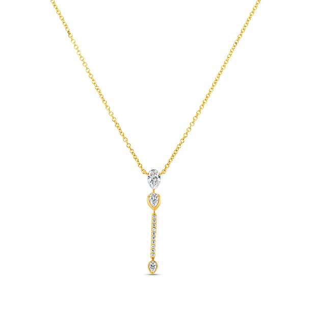 Uneek Alexandria Collection Drop Necklace