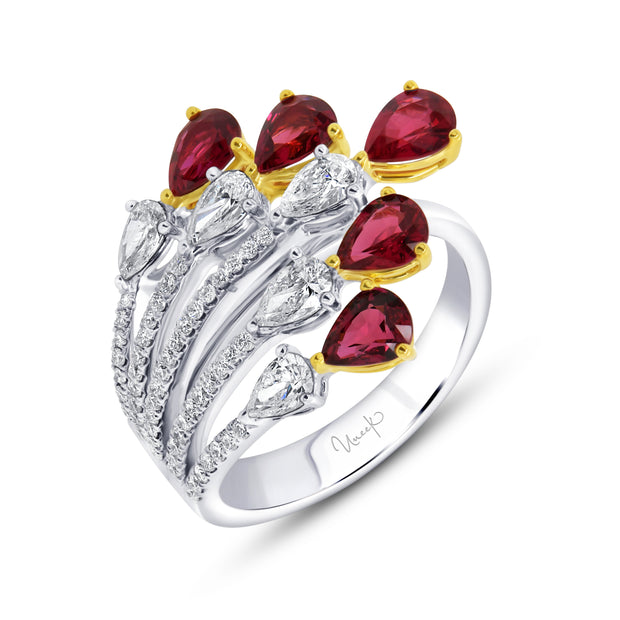 Uneek Precious Collection Wedding-Band Anniversary Ring