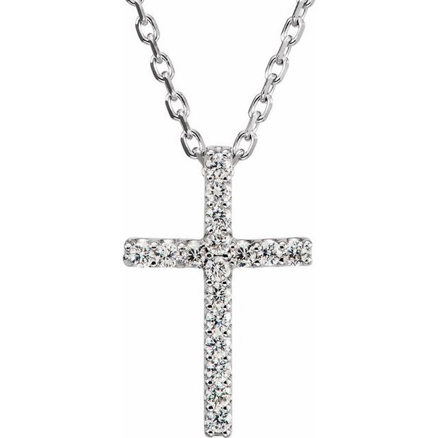 Petite Cross Necklace or Pendant