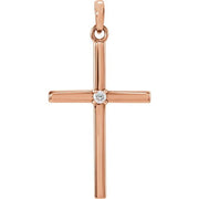 Birthstone Cross Pendant
