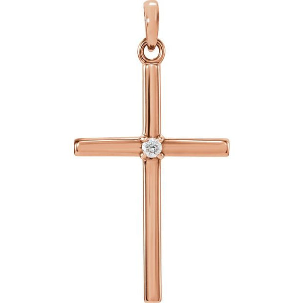 Birthstone Cross Pendant
