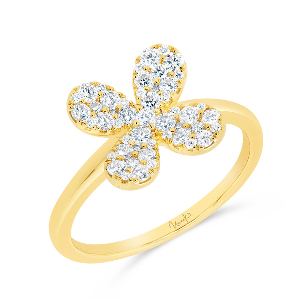 Uneek Lace Collection Floral Fashion Ring