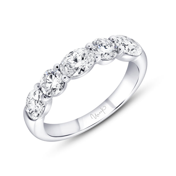Uneek Eternity Collection Five-Stone Oval Shaped Eternity Ring