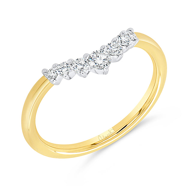 Uneek Timeless Collection Curved Wedding Ring