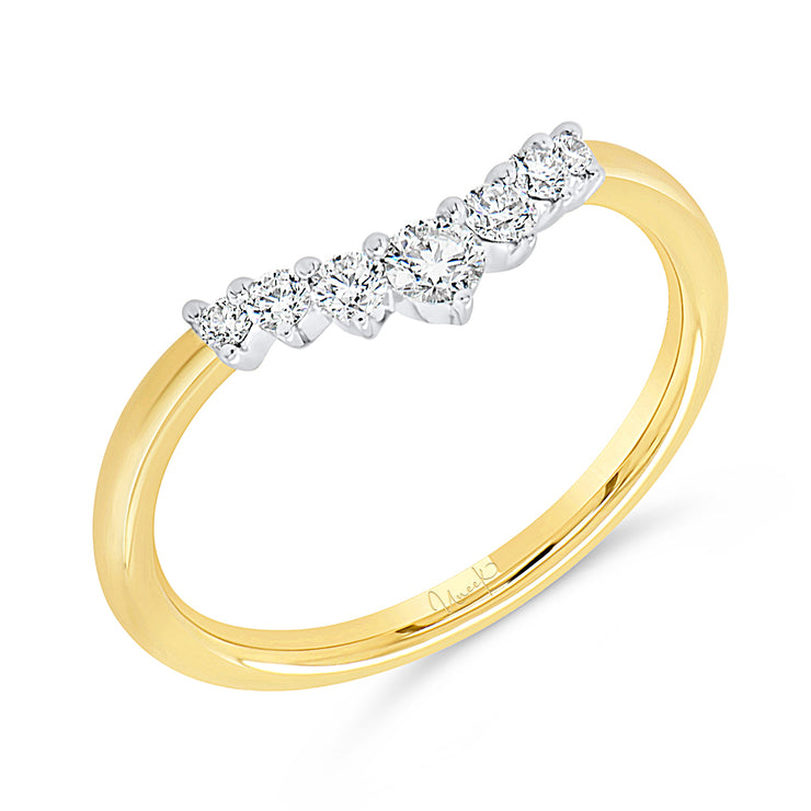 Uneek Timeless Collection Curved Wedding Ring