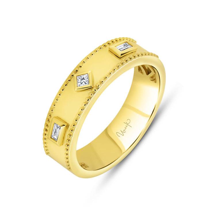 Uneek Alexandria Collection Straight Fashion Ring