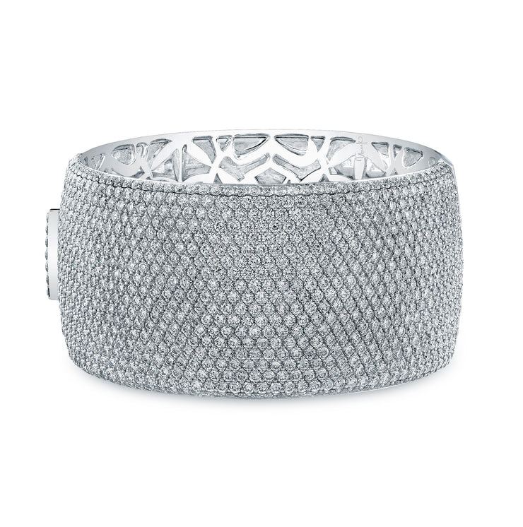Uneek Signature Collection Multi-Row Clasp Bangle