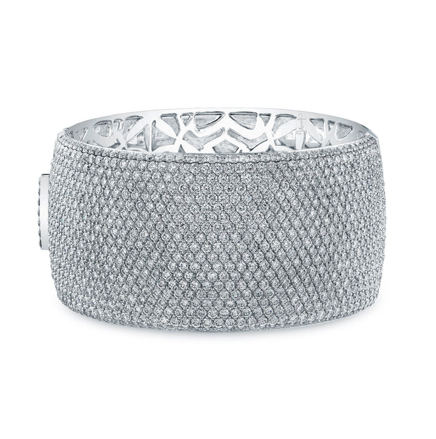 Uneek Signature Collection Multi-Row Clasp Bangle