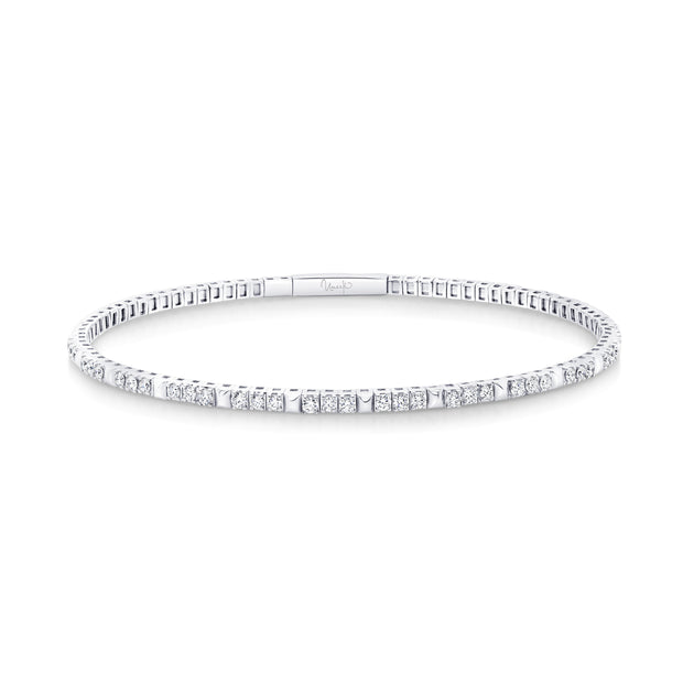 Uneek Timeless Collection Diamond Cuff Bangle