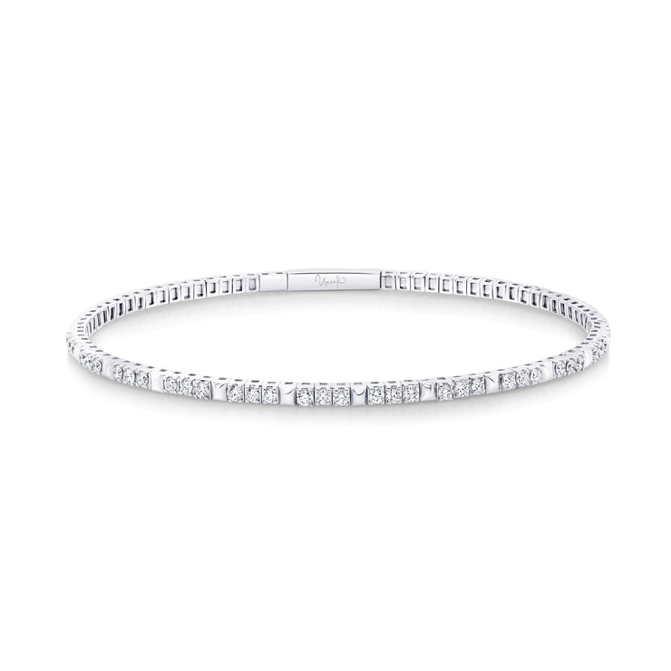 Uneek Timeless Collection Diamond Cuff Bangle
