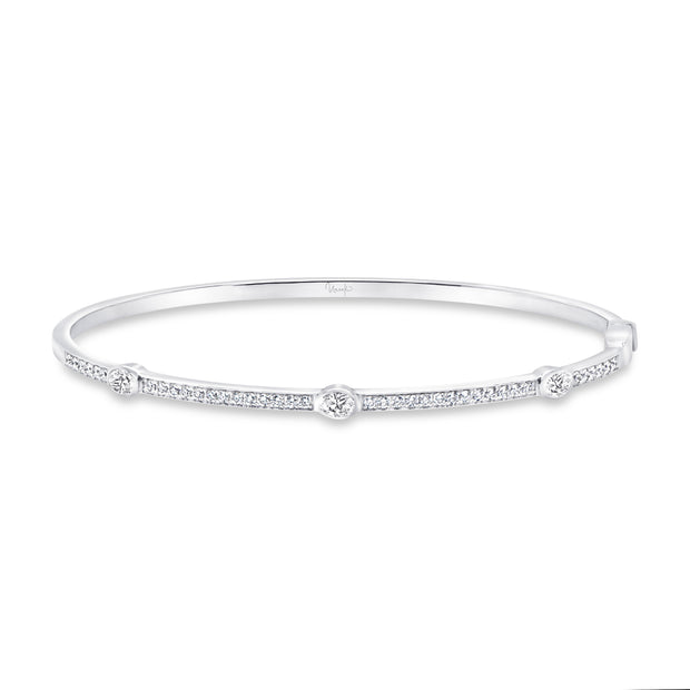 Uneek Alexandria Collection Bezel Clasp Bangle