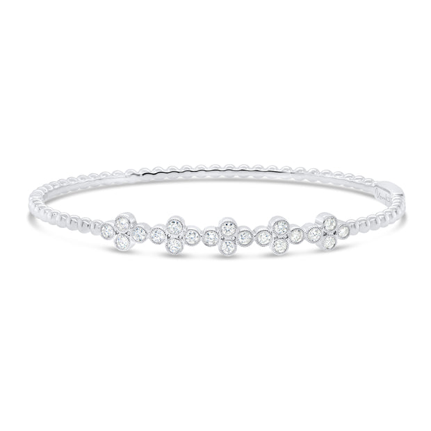 Uneek Clover Clasp Bangle