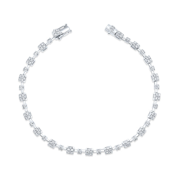 Uneek Tennis Link Bracelet