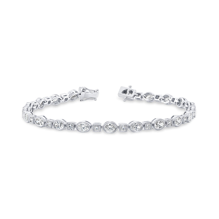 Uneek Tennis Collection 1-Row Tennis Bracelet