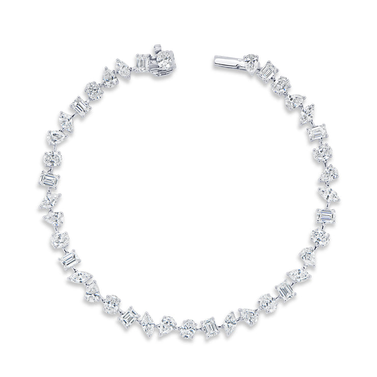 Uneek Petals Collection Tennis Bracelet