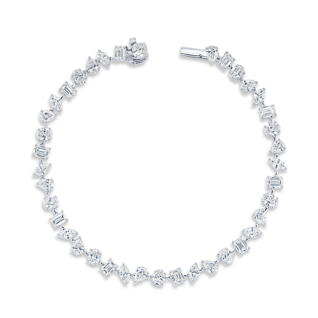 Uneek Petals Collection Link Bracelet