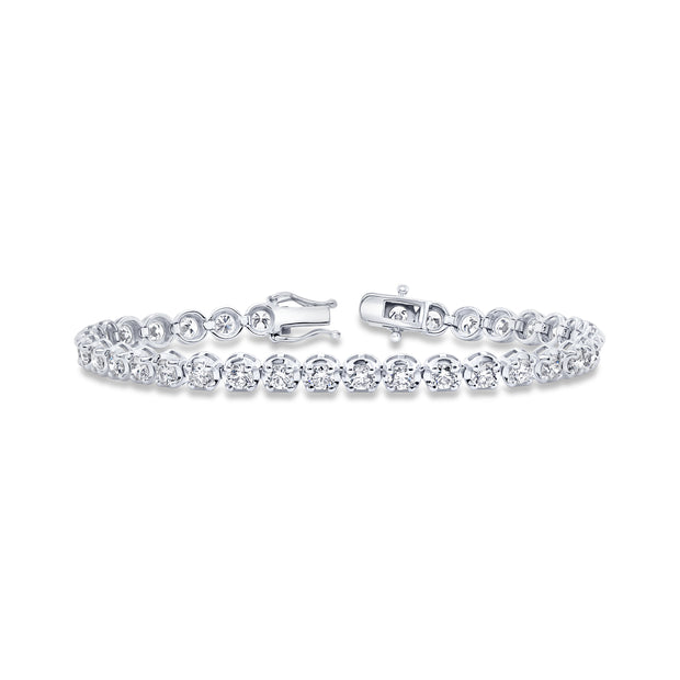 Uneek Tennis Collection Round Tennis Bracelet