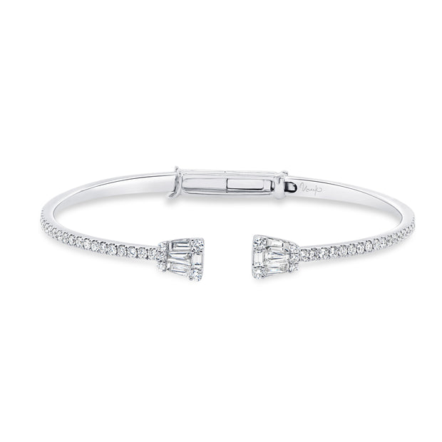 Uneek Stackable Collection Clasp Bangle